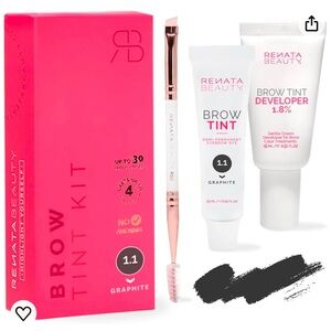 Lash & Brow Tint Kit by Renata Beauty. Black. Comes with a brush. New.